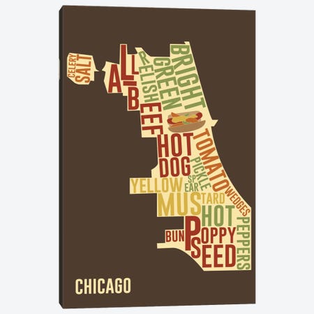 Chicago Style Canvas Print #ICA221} by 5by5collective Canvas Wall Art