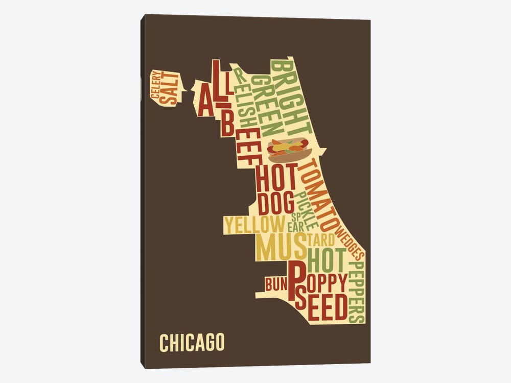 Chicago Style by 5by5collective 1-piece Canvas Artwork