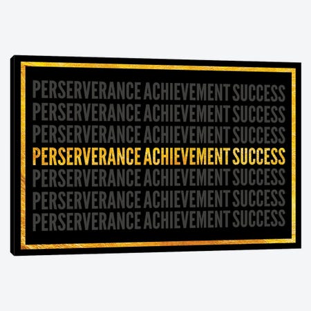Perserverance - Achievement - Success I Canvas Print #ICA2234} by 5by5collective Canvas Art Print