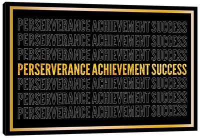 Perserverance - Achievement - Success II Canvas Art Print