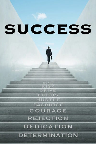 Inspirational Office: Staircase to Success by 5by5collective