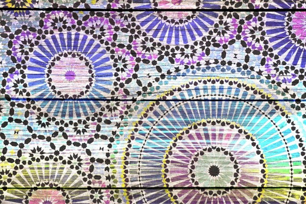 Mandalas: Indian Wood Pattern by 5by5collective