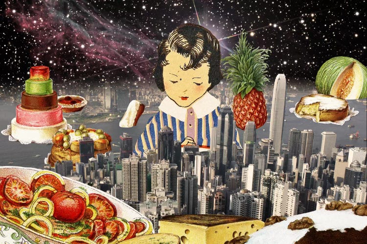 City Under the Stars by 5by5collective wall art