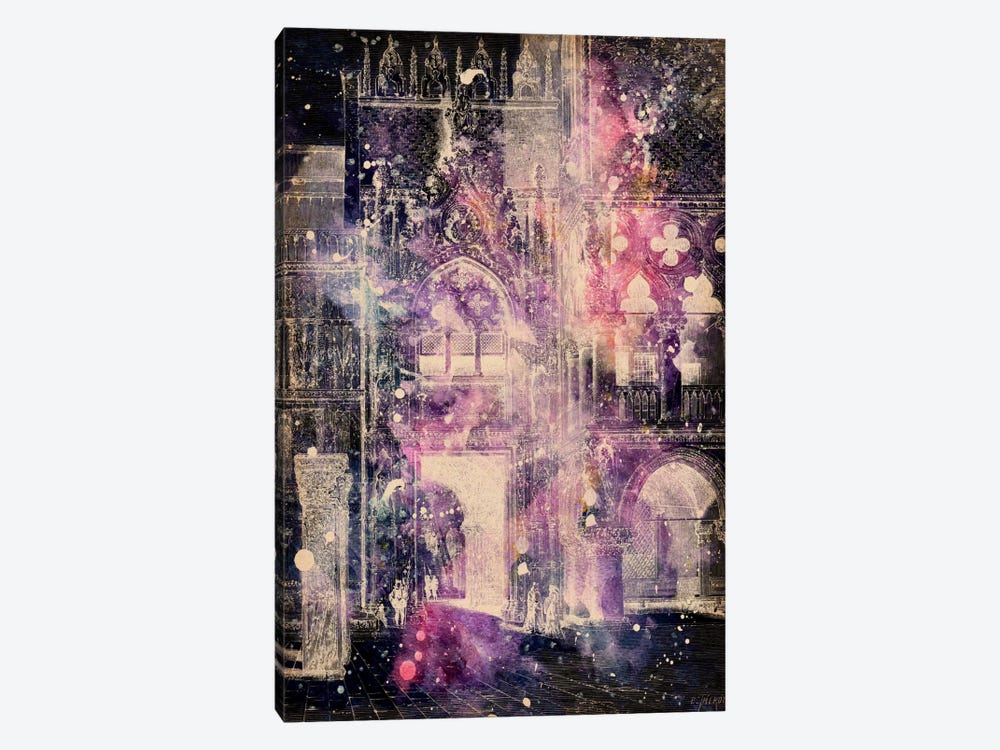 Galaxy Cathedral by 5by5collective 1-piece Canvas Art Print