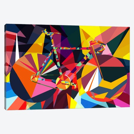 Polygon Fixie Canvas Print #ICA249} by Unknown Artist Canvas Wall Art