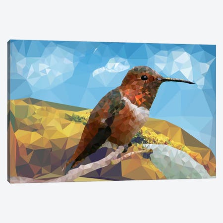 Bird Prizm Canvas Print #ICA250} by 5by5collective Art Print
