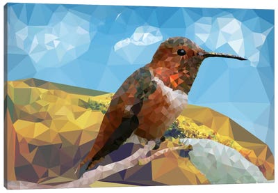 Bird Prizm Canvas Art Print - Kids Animal Art