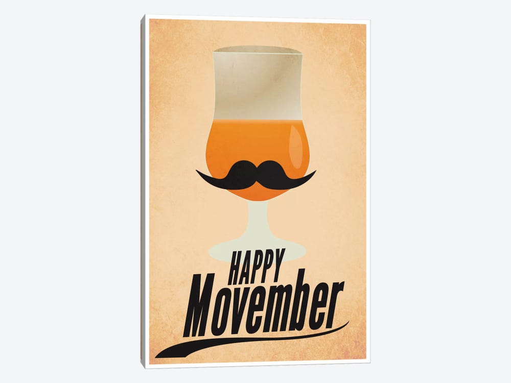 Happy Movember by 5by5collective 1-piece Art Print