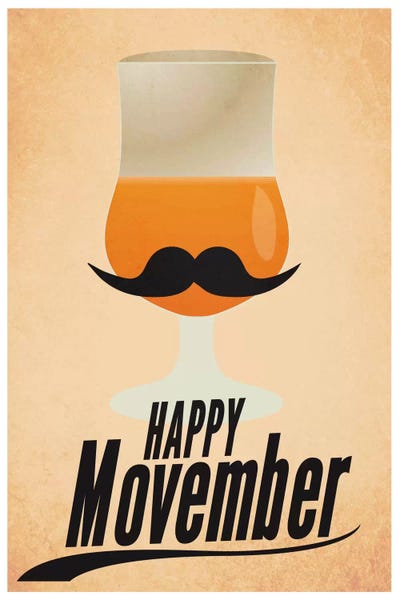 Food & Drink Posters: Happy Movember by 5by5collective