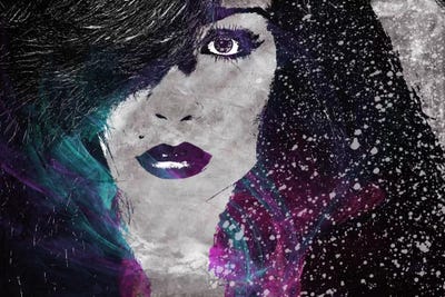 Midnight Girl 2 by 5by5collective canvas print