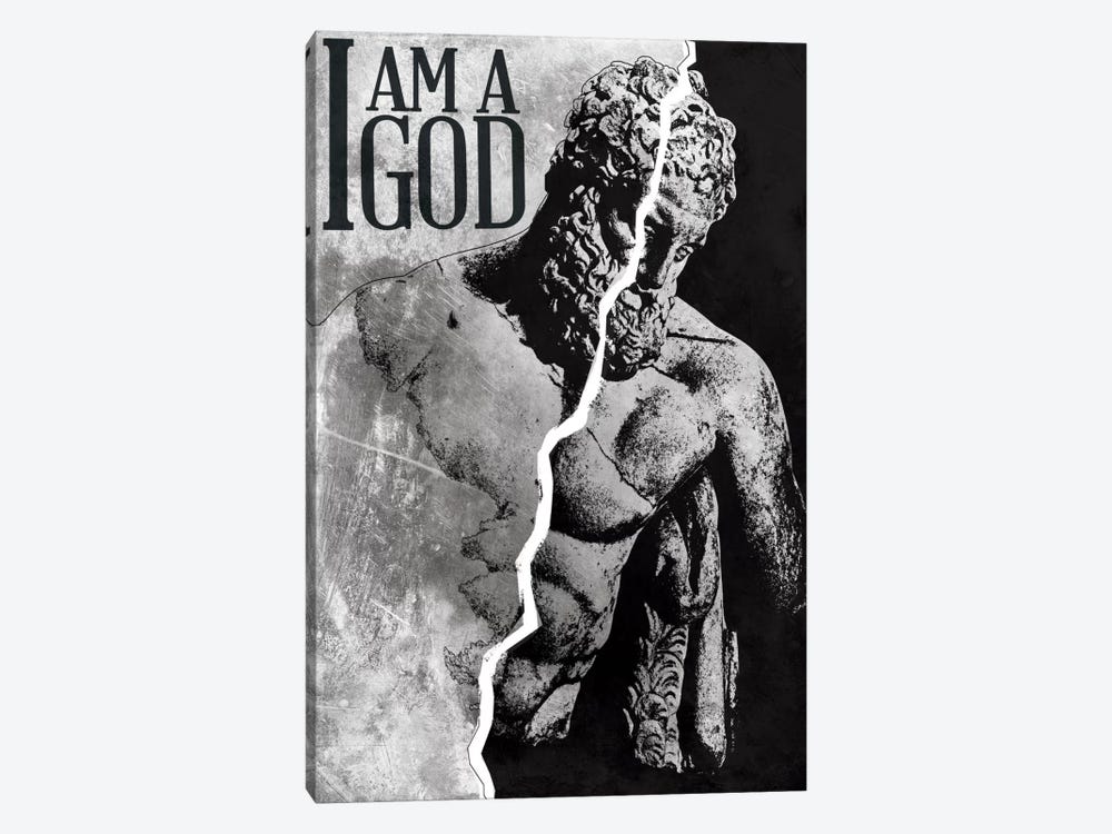 I Am a God by 5by5collective 1-piece Canvas Artwork