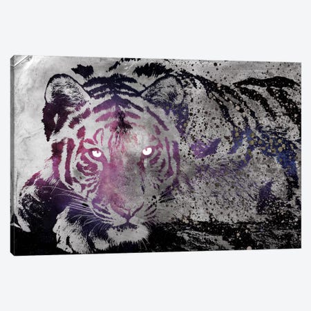 Dusk Tiger Canvas Print #ICA268} by 5by5collective Canvas Wall Art