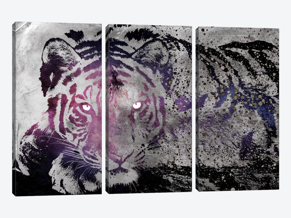 Dusk Tiger by 5by5collective 3-piece Art Print