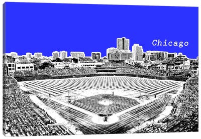Chicago's Friendly Confines Canvas Art Print - Chicago Cubs