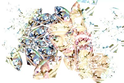 Diamond Girl by 5by5collective canvas print