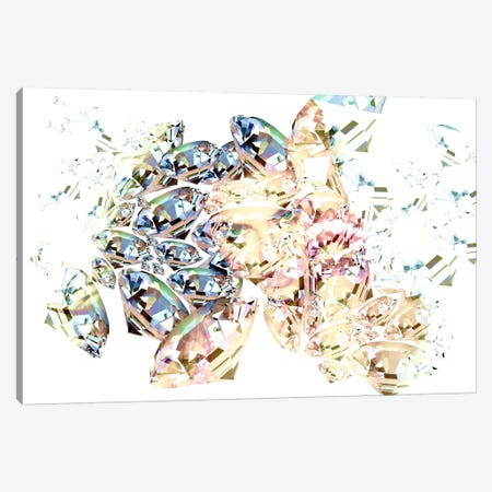 Diamond Girl Canvas Print #ICA277} by 5by5collective Canvas Art