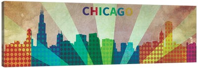 Chi City Canvas Art Print - Chicago Skylines