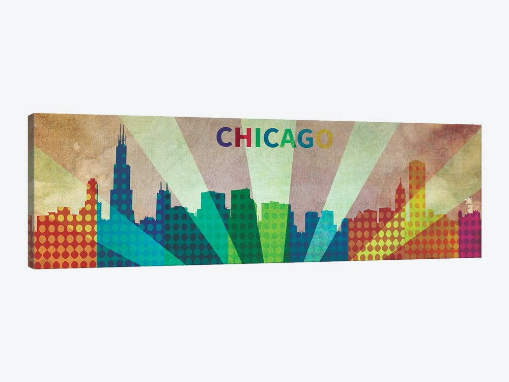 Chi City by 5by5collective 1-piece Canvas Print