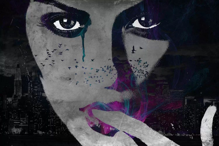 Lady of the Night by 5by5collective wall art