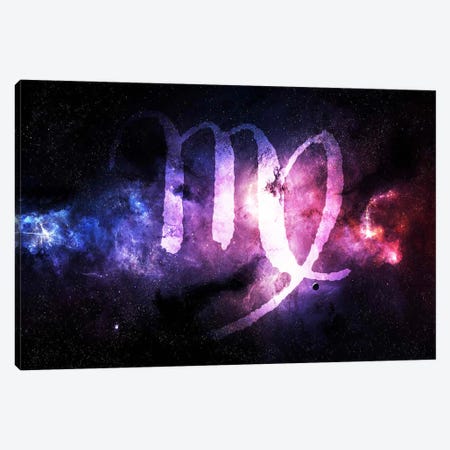 Virgo Zodiac Canvas Print #ICA321} by 5by5collective Canvas Print
