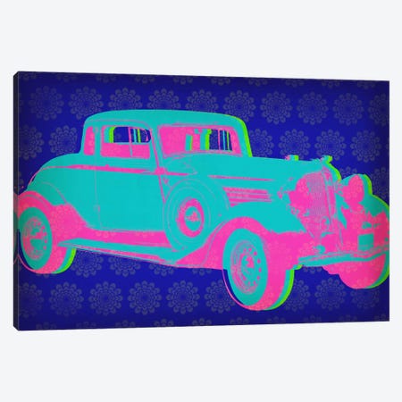 Vintage Car Pop Art Canvas Print #ICA328} by 5by5collective Canvas Print