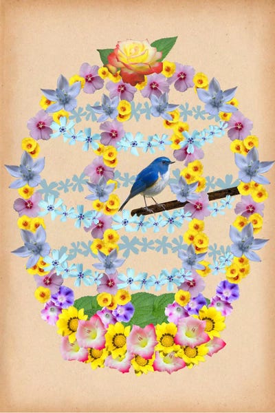 Flower Cage by 5by5collective canvas print