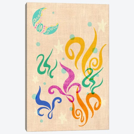 Floating in the Sea Canvas Print #ICA370} by 5by5collective Canvas Wall Art