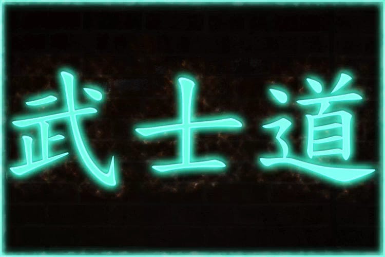 Bushido (Way of the Warrior) Neon 2