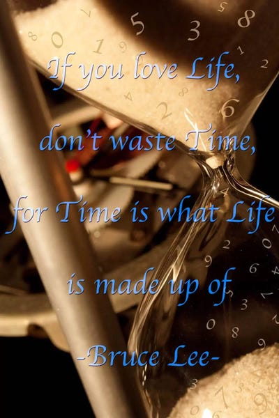 Time is Life by 5by5collective canvas print
