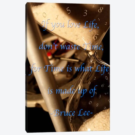 Time is Life Canvas Print #ICA381} by 5by5collective Canvas Print