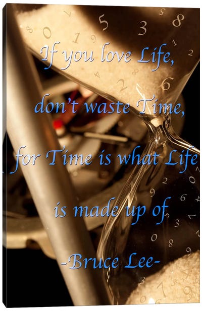 Time is Life Canvas Art Print - Tyrone