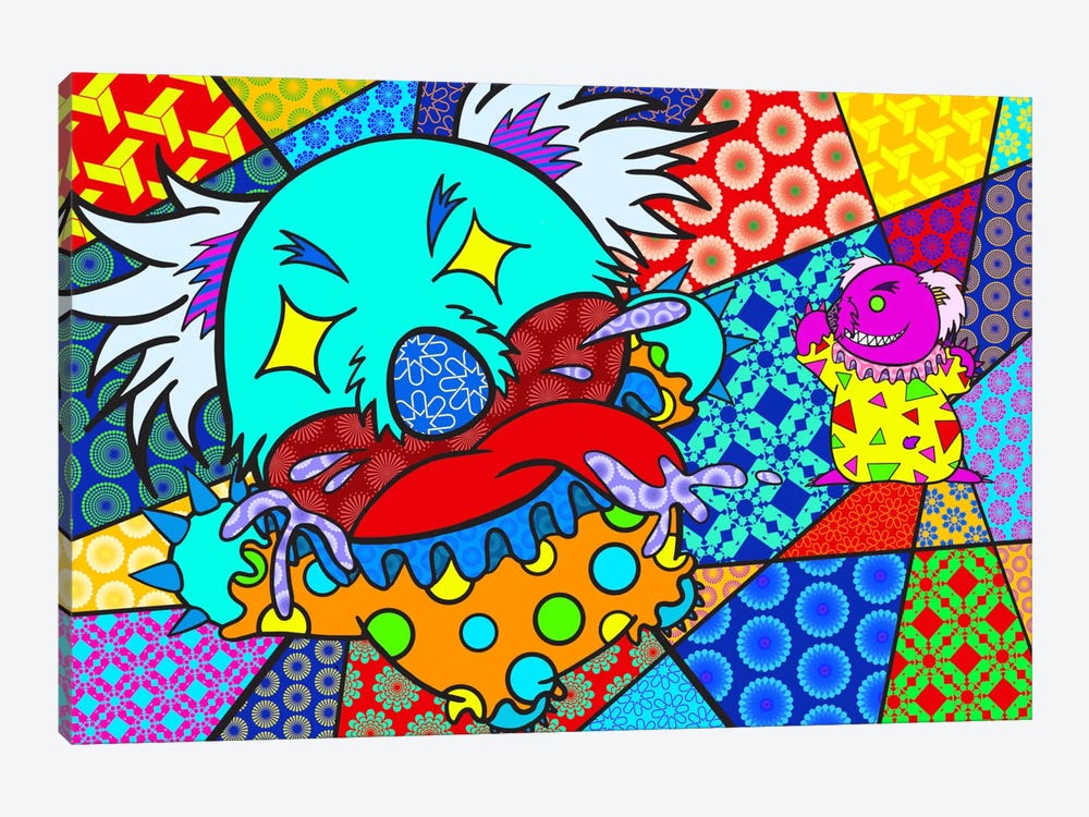 Clown Koala by 5by5collective 1-piece Canvas Art