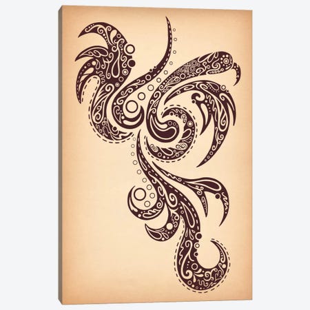 Strong Tribal Character Canvas Print #ICA390} by 5by5collective Canvas Art