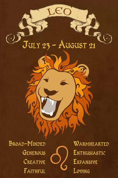 Leo: Leo Zodiac by 5by5collective