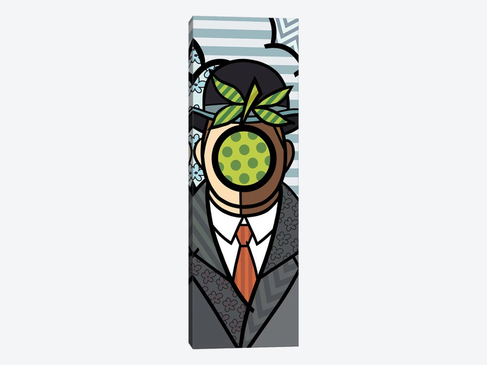 The Son of Man (After Rene Magritte) by 5by5collective 1-piece Canvas Wall Art