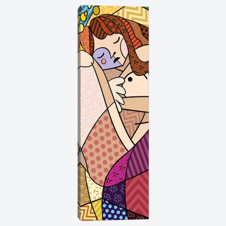 Danae (After Gustav Klimt) Canvas Print #ICA399} by 5by5collective Canvas Artwork