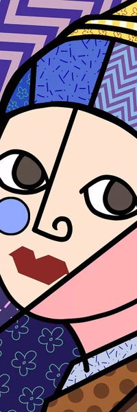 Girl With A Pearl Earring: Girl With the Pearl Earring (After Johannes Vermeer) by 5by5collective