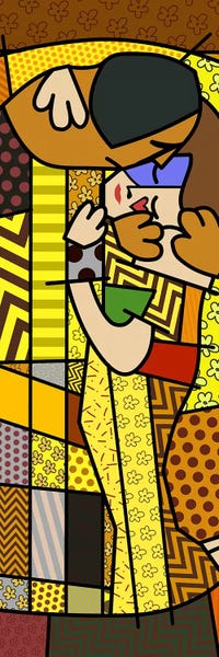 All Things Klimt: The Kiss (After Gustav Klimt) by 5by5collective