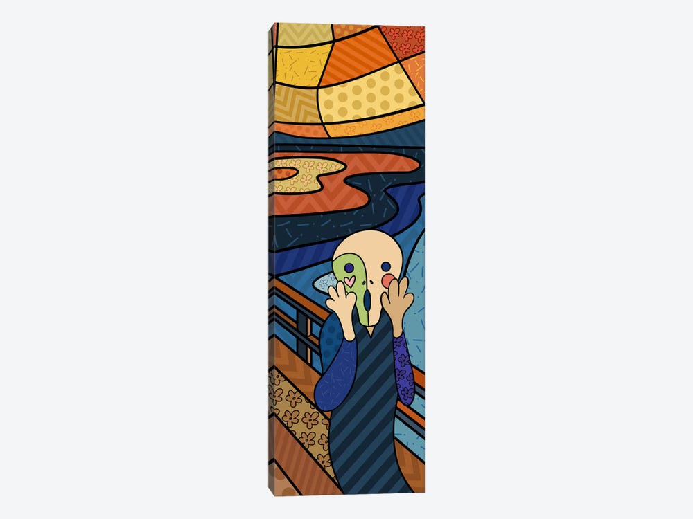 The Scream (After Edvard Munch) by 5by5collective 1-piece Canvas Art