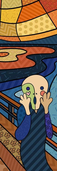 The Scream: The Scream (After Edvard Munch) by 5by5collective