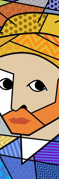 Van Gogh Portraits Collection: Self Portrait (Afer Vincent Van Gogh) by 5by5collective