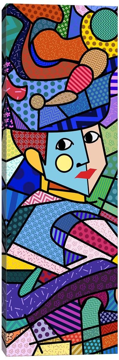 Woman With a Hat (After Henri Matisse) Canvas Art Print - Ginger