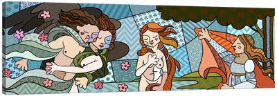 The Birth of Venus (After Sandro Botticelli) Canvas Art Print - Re-imagined Masterpieces