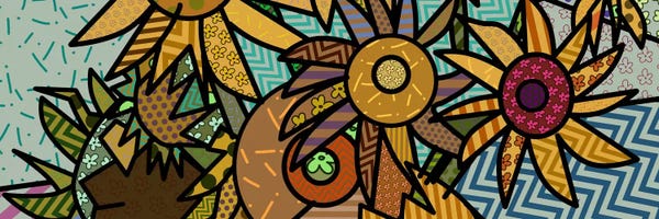 5by5collective: Sunflowers (After Vincent Van Gogh) by 5by5collective