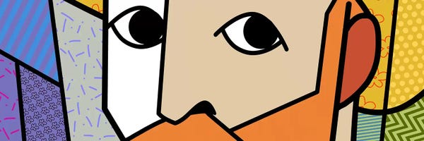 Van Gogh Portraits Collection: Self Portrait 2 (Afer Vincent Van Gogh) by 5by5collective