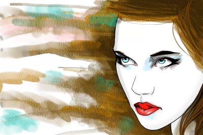 Mysterious by 5by5collective canvas print