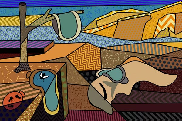 Clocks: Persistence of Memory 2 (After Salvador Dali) by 5by5collective