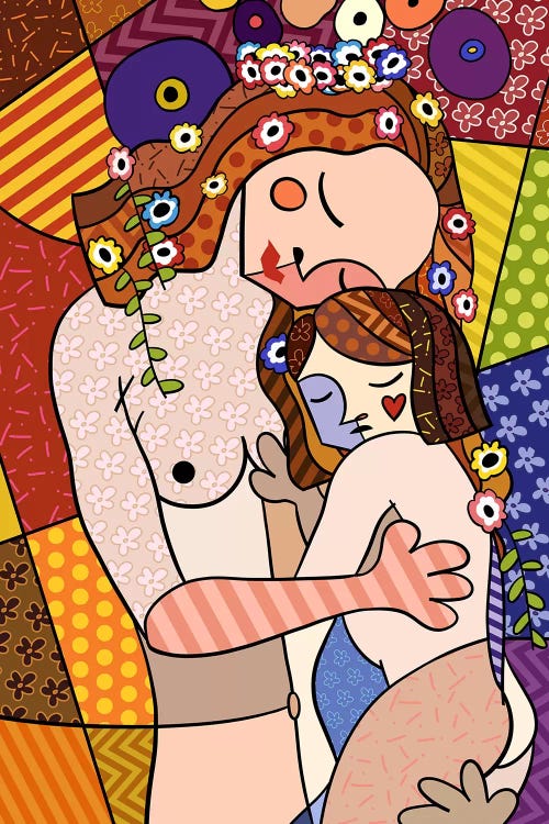 Mother and Child 2 (After Gustav Klimt)