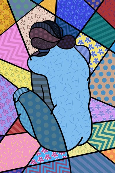 All Things Picasso: Blue Nude 2 (After Pablo Picasso) by 5by5collective