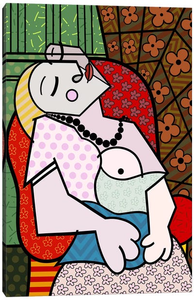 The Rest 3 (After Picasso) Canvas Art Print - All Things Picasso